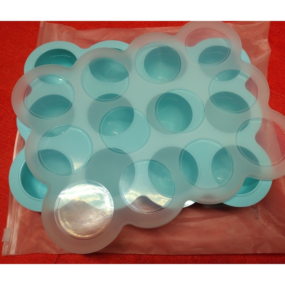 Silicone Baby Food Storage Container, 12x1oz - 12 Portions